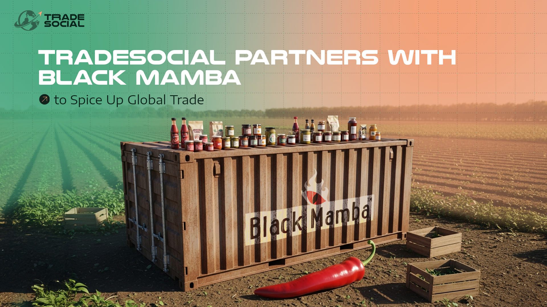 TradeSocial Partners with Black Mamba to Spice Up Global Trade  